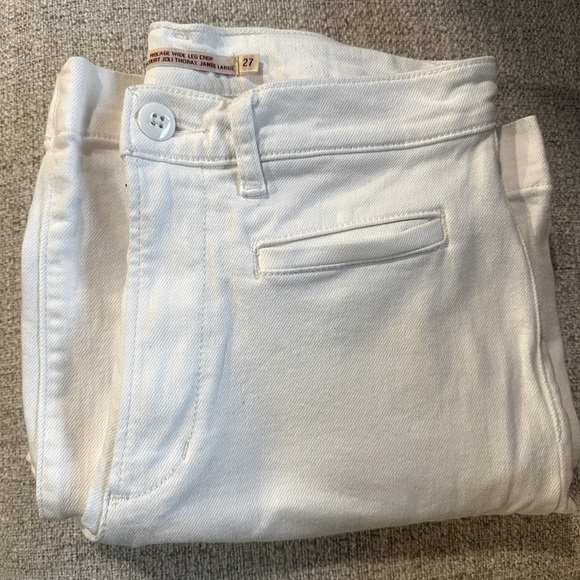 LEVI'S Ribcage Wide Leg Crop - White - Picture 7 of 7